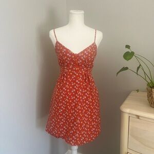 Forever 21 Red Floral Mini Dress